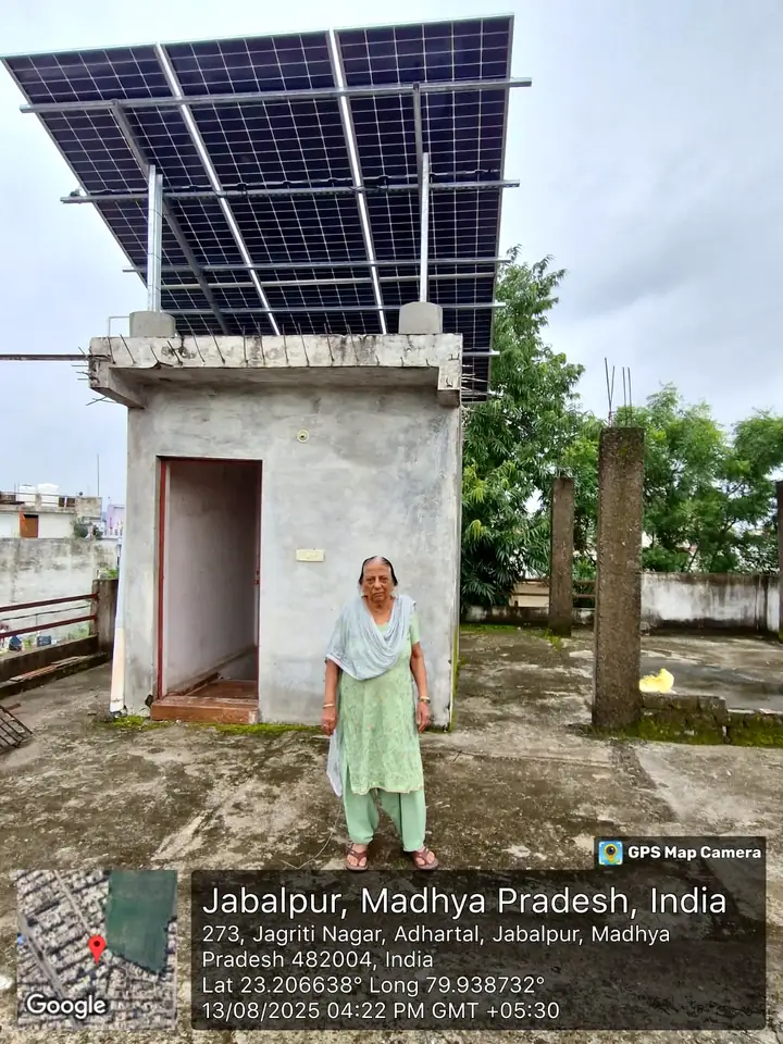 Solar installation at Adhartal, Jabalpur