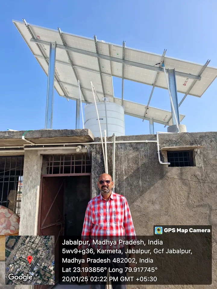 Solar installation at Karmeta